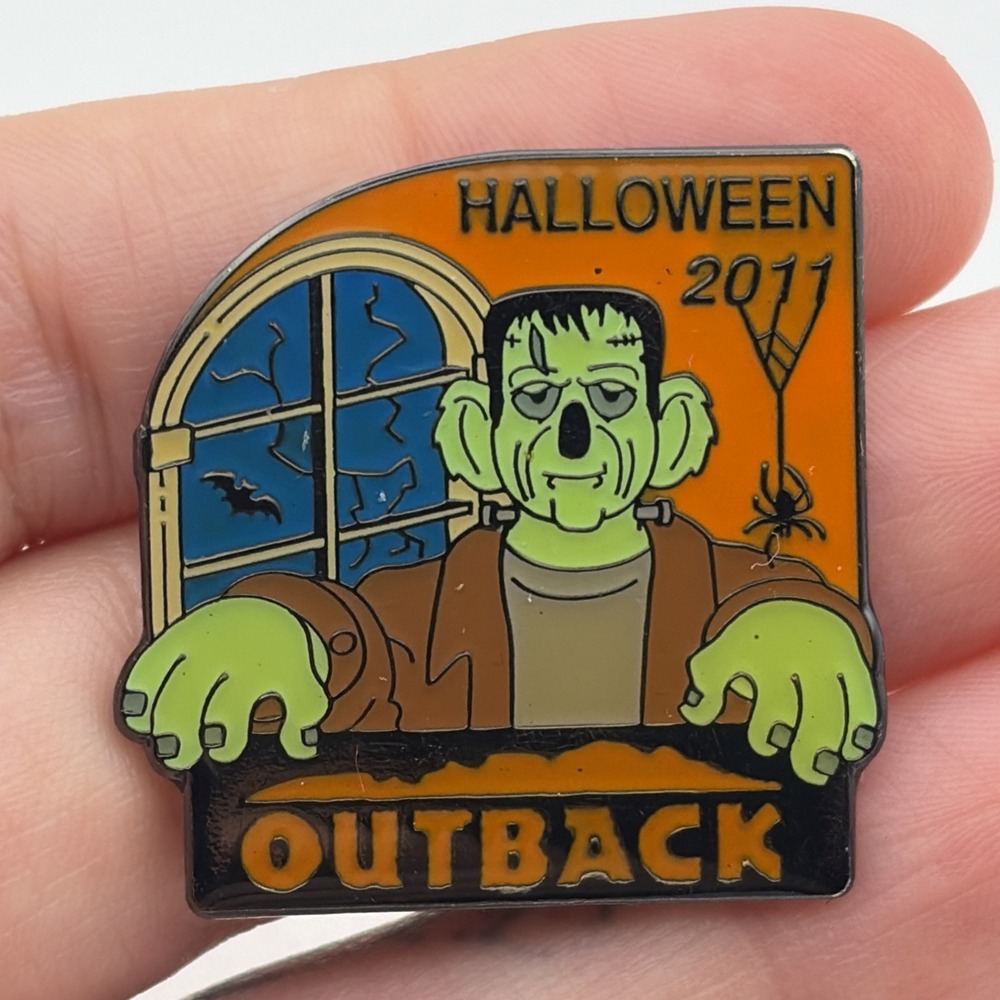 Outback Steakhouse Halloween 2011 Frankenstein  Monster Koala Lapel Hat Pin
